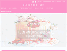 Tablet Screenshot of blackwoodlane.com